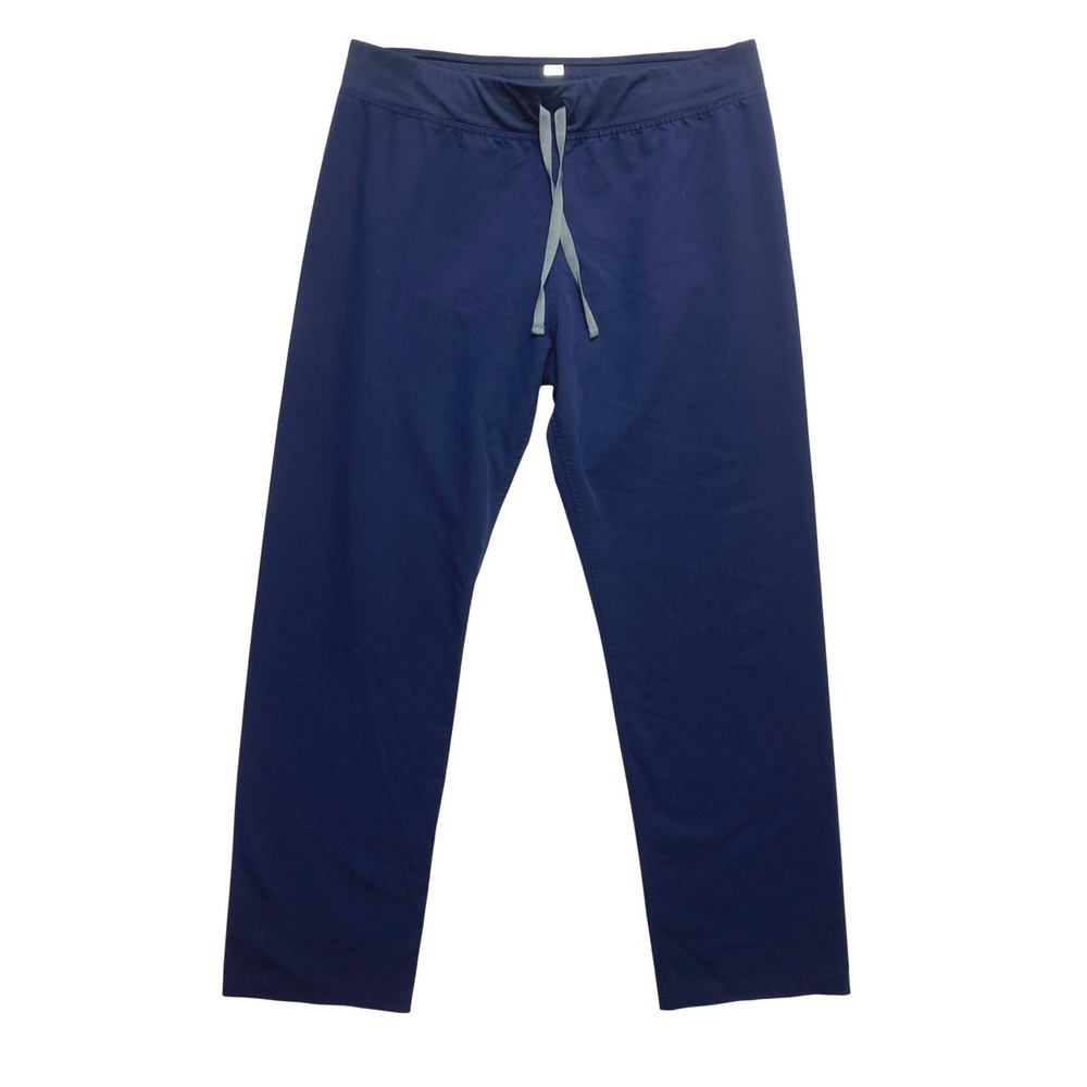 FIGS Livingston Scrub Pants Mens L Navy Blue Technical Collection T21003